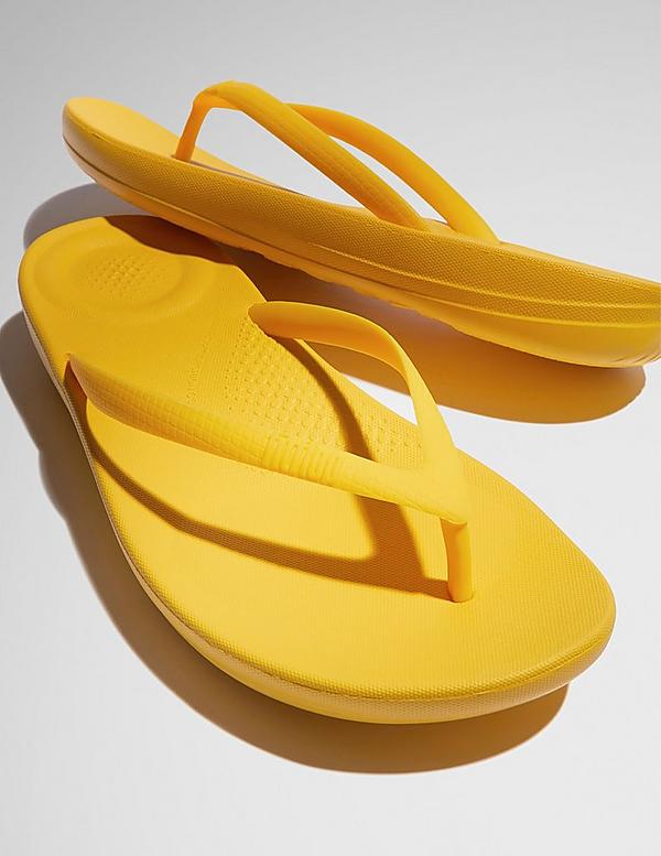 Yellow Iqushion Flip Flops - From FitFlop EU